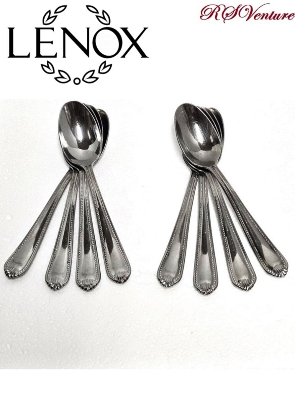 LENOX  8pc. Set Stainless Teaspoons